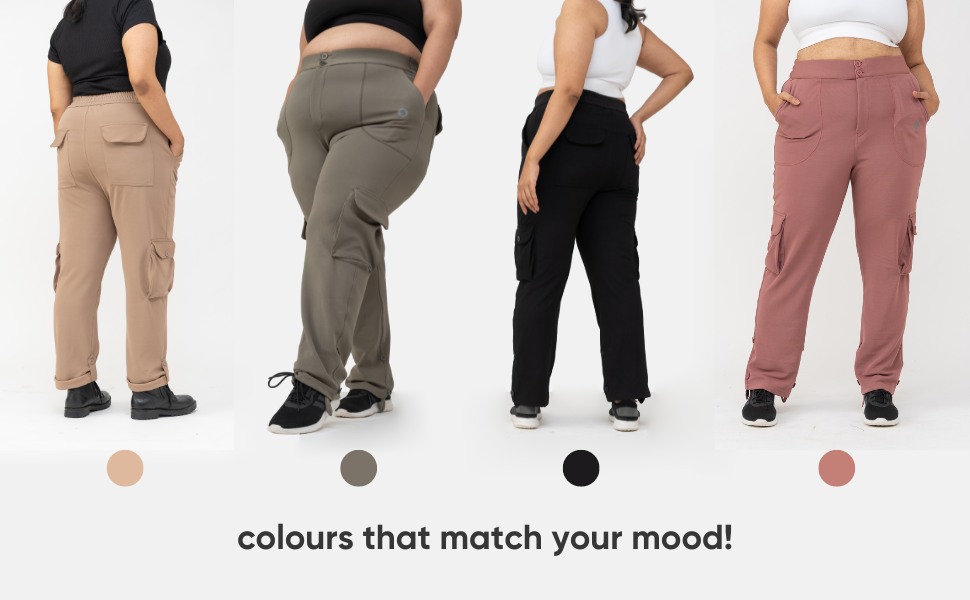 Baggy Cargo Pants For Women's - Plus Size Cargo Pants Style