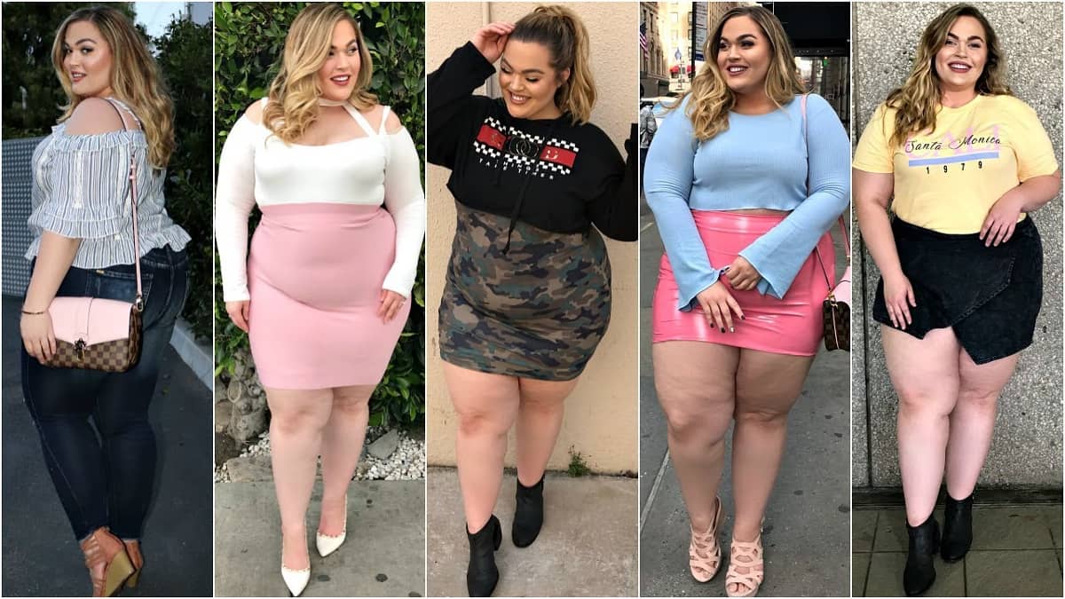Aesthetic outfits for plus size/chubby girls/women with their names