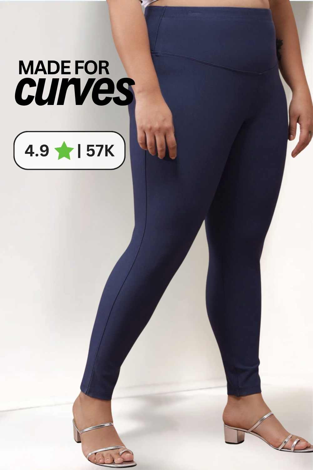 Denim Blue Tummy Tucker Jeggings