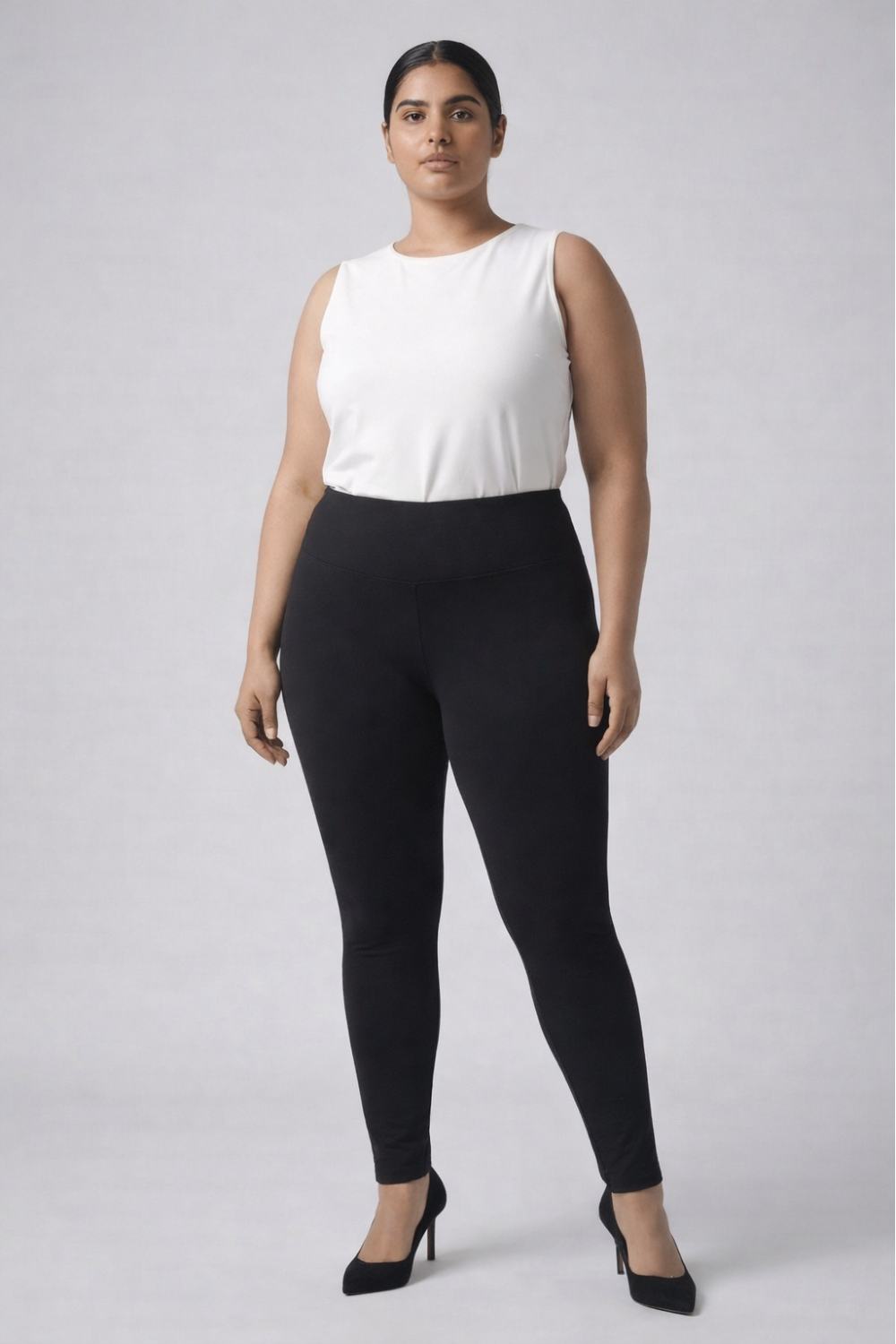 Black Essential Tummy Shaper Jegging