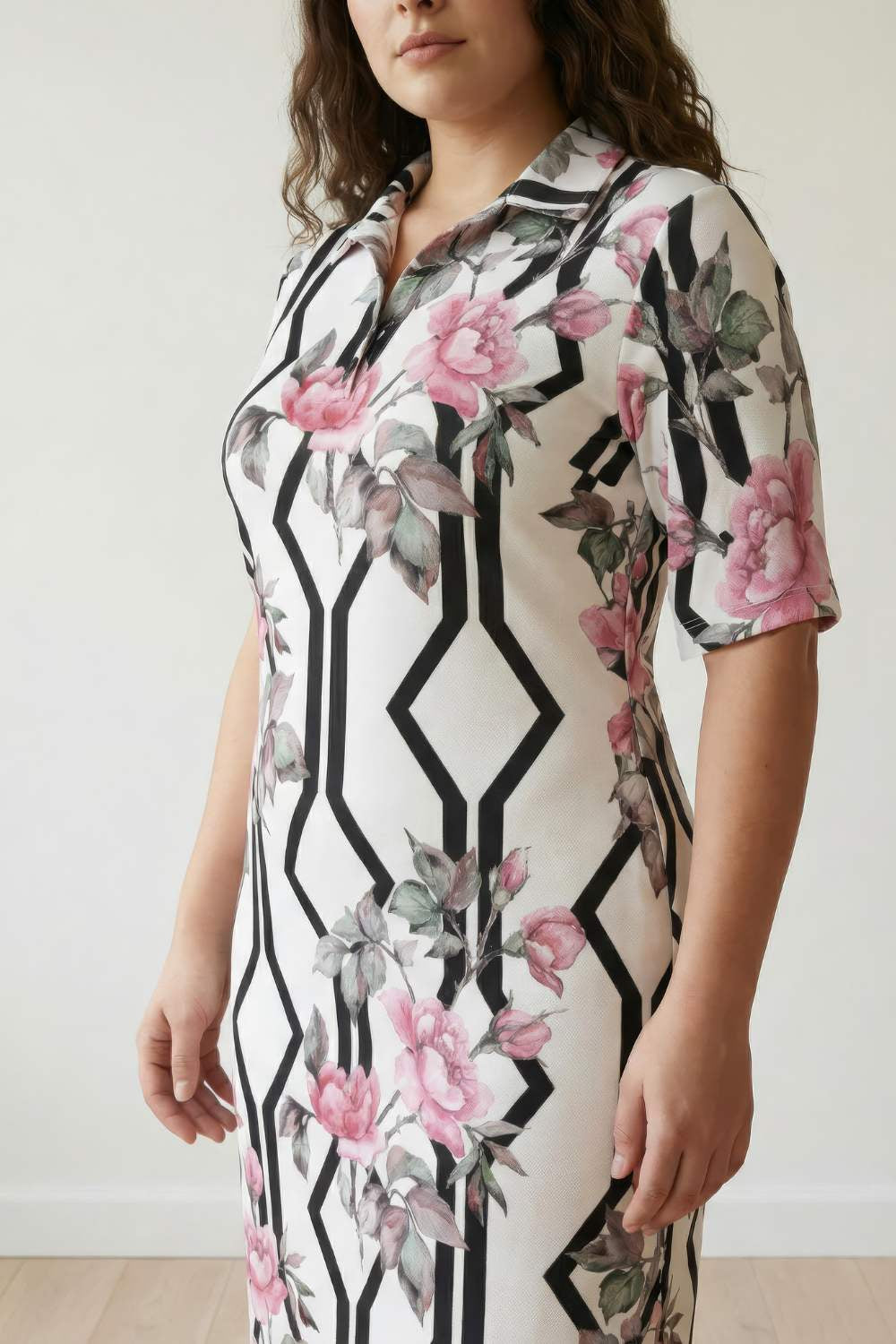 Aquarelle Wildflower Polo Dress