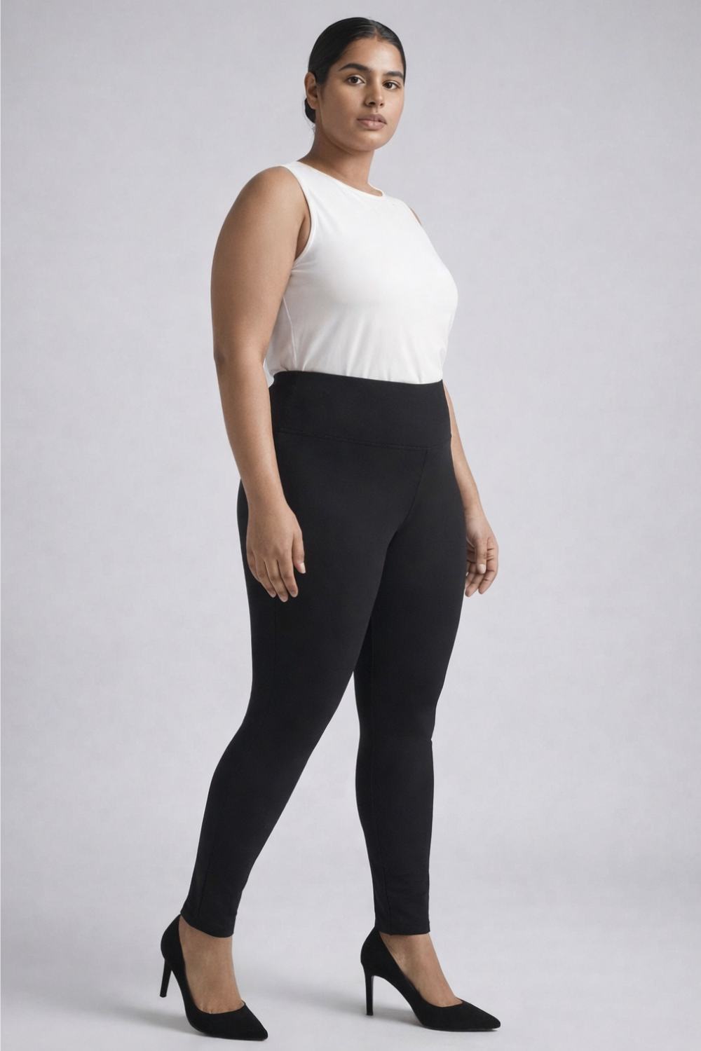 Black Essential Tummy Shaper Jegging