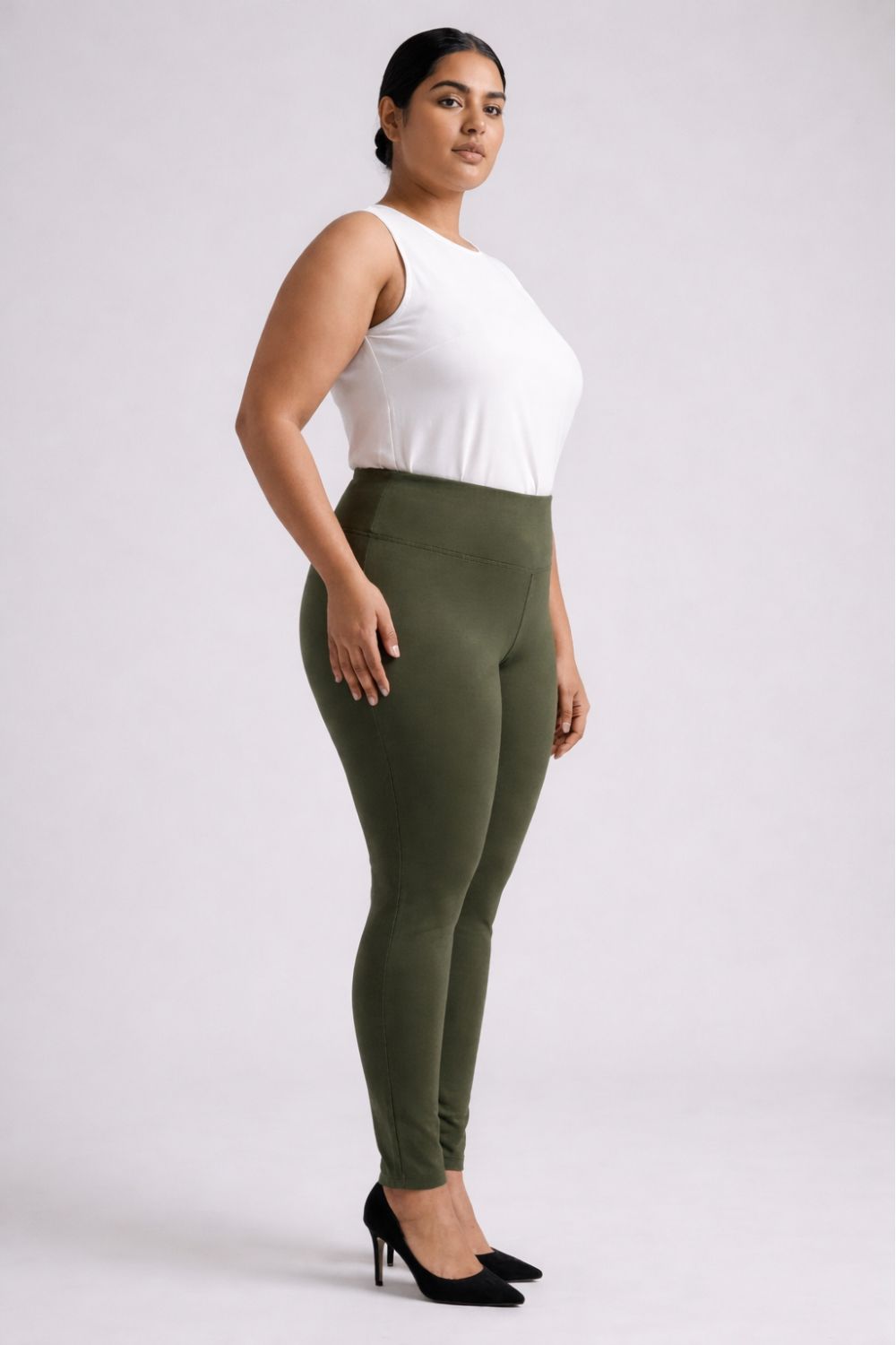 Olive Essential Tummy Shaper Jegging