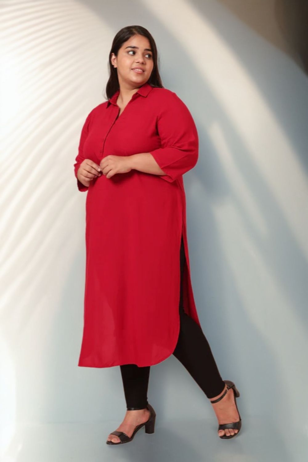 Red Kurta for Women