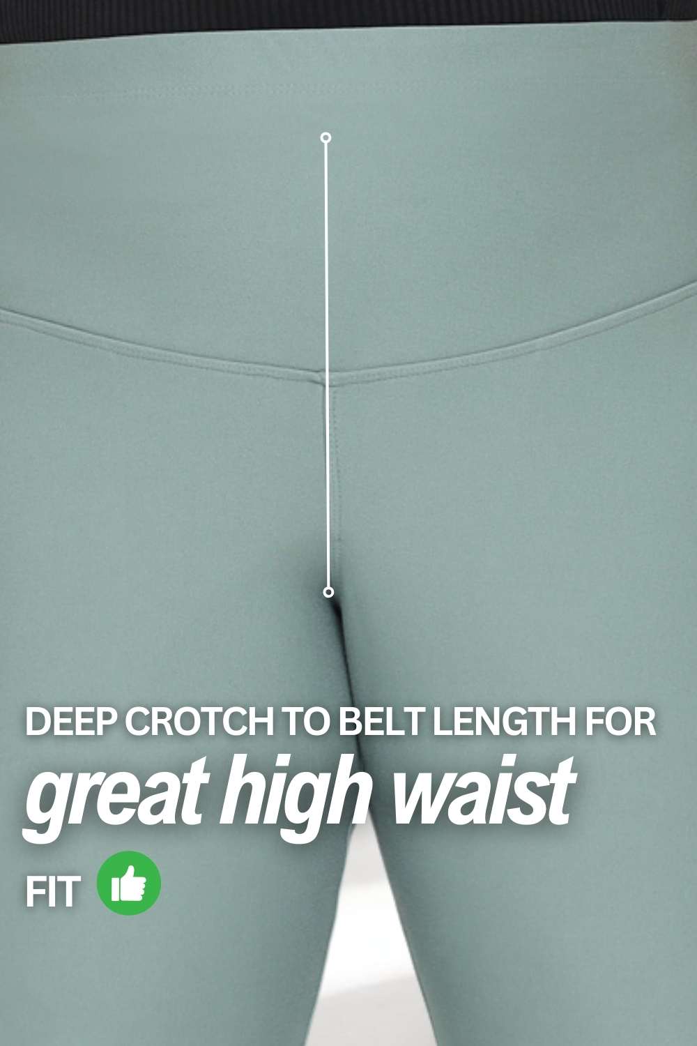 Plus Size Mint Green Tummy Shaper Flare Pants for Women