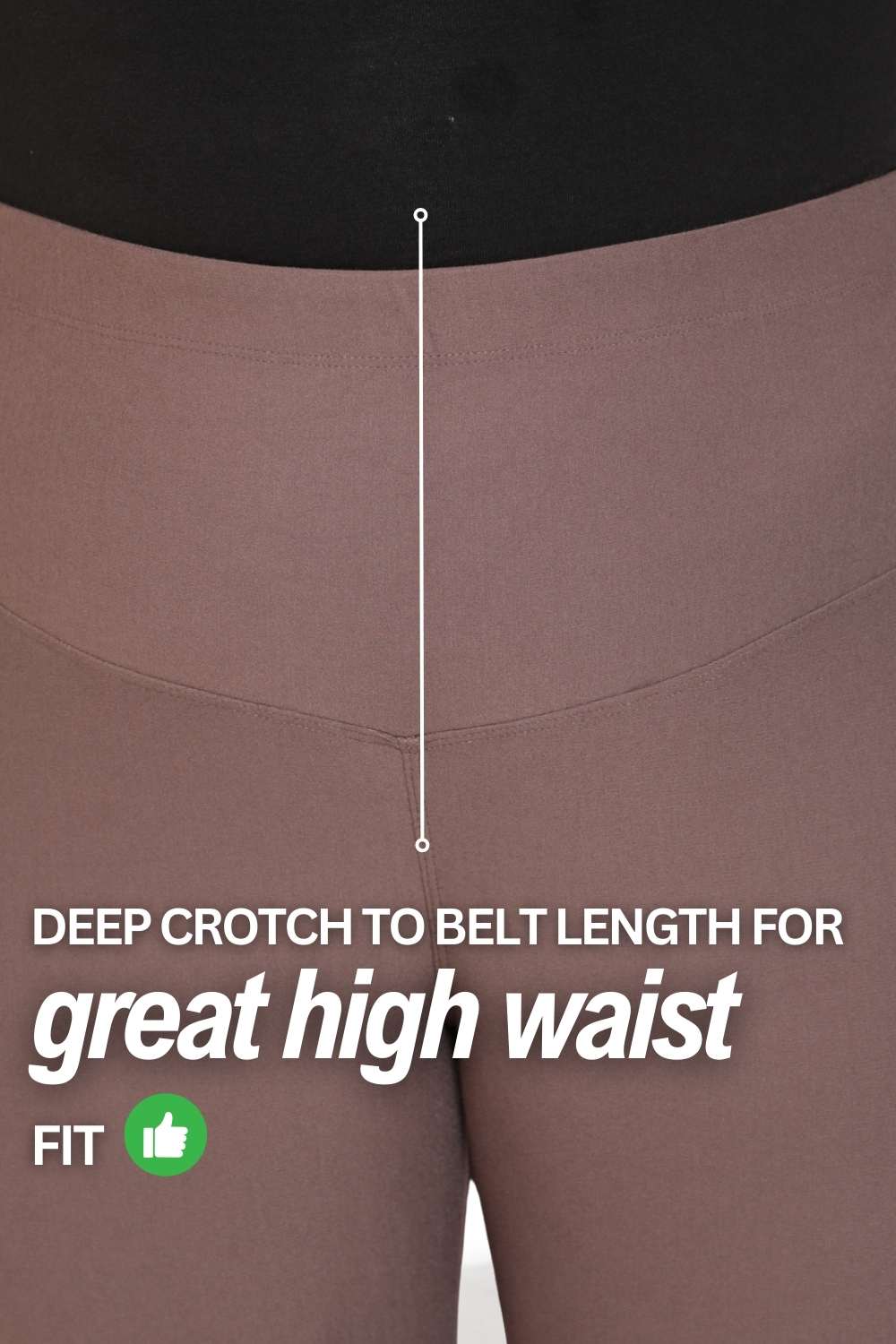Taupe Tummy Tucker Jeggings for Women