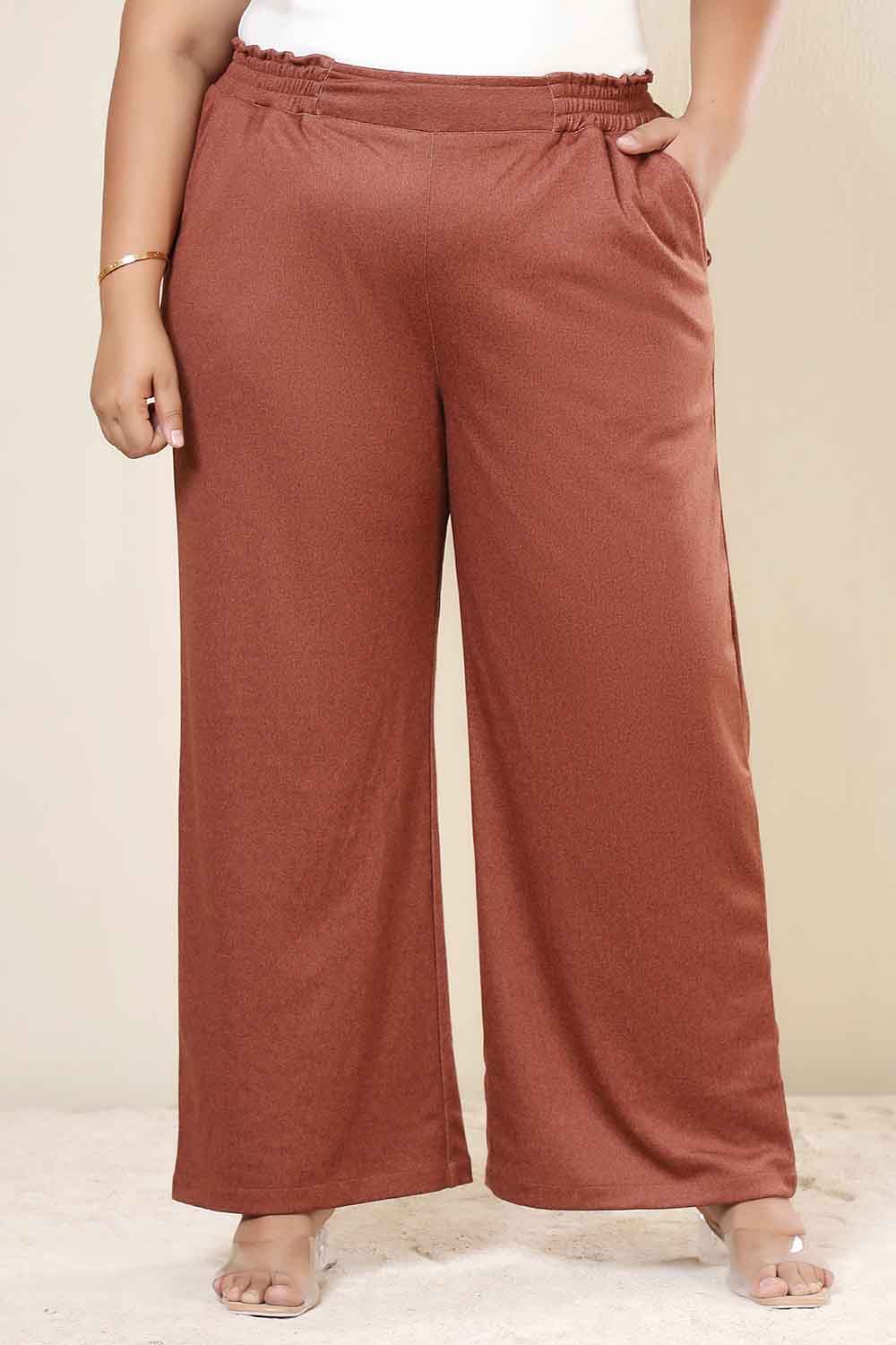 Plus Size Rust Top SnugWeave™ Coord Set