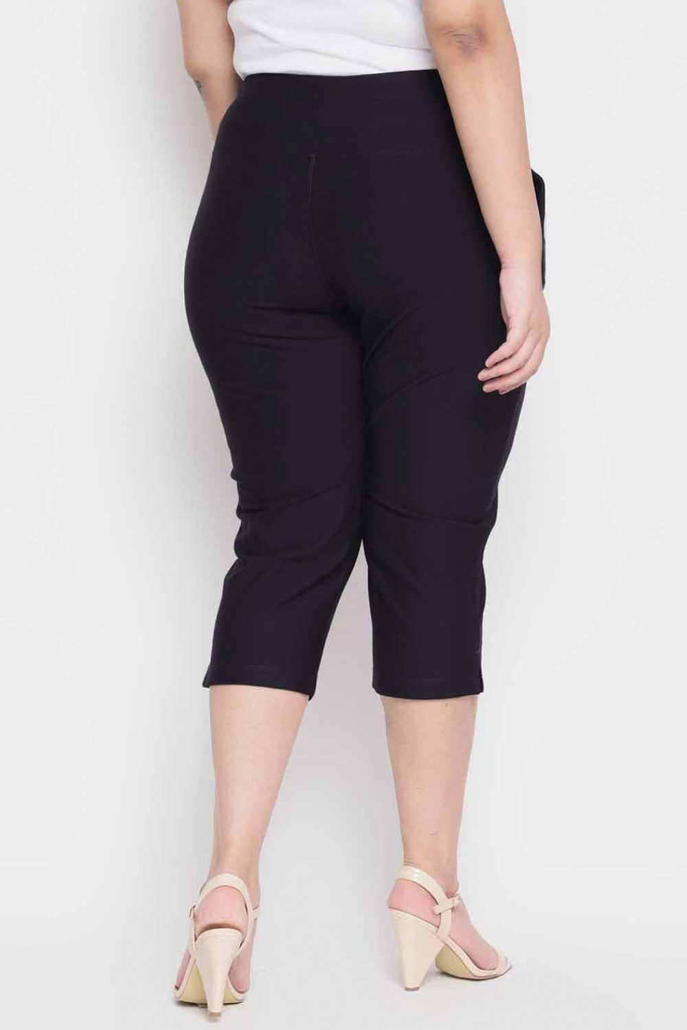 Navy New Fit Tummy Tucker Crop Pants