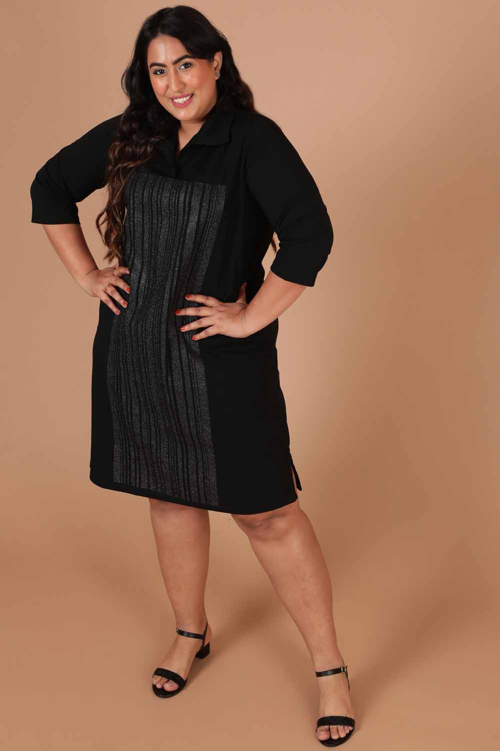 Buy Black Party Shirt Dress