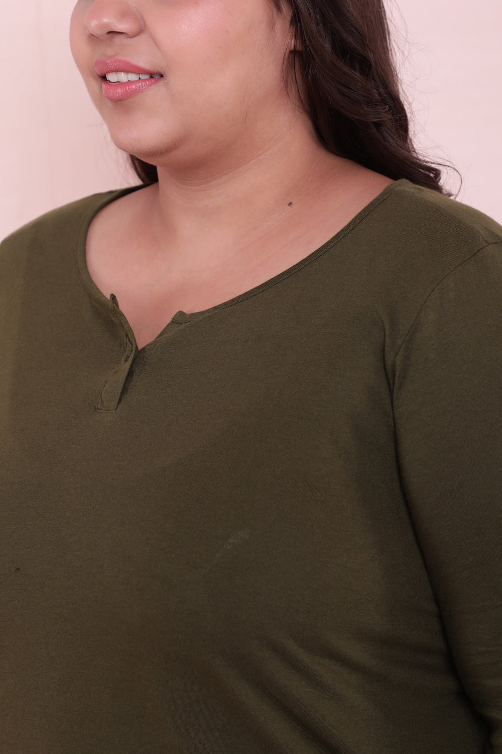 Olive Henley Tshirt