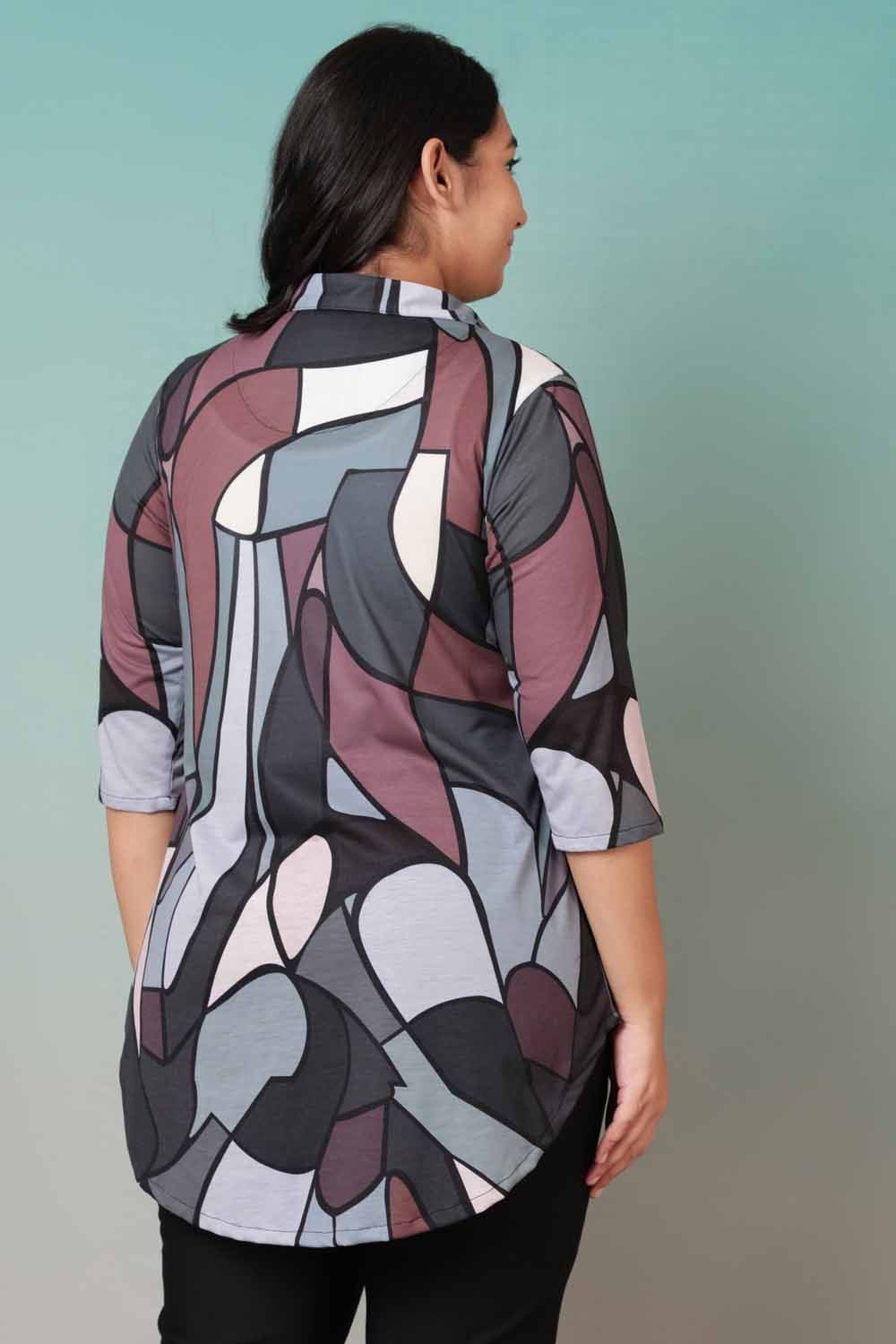 Comfortable Magical Mirage Centre Pleat Top