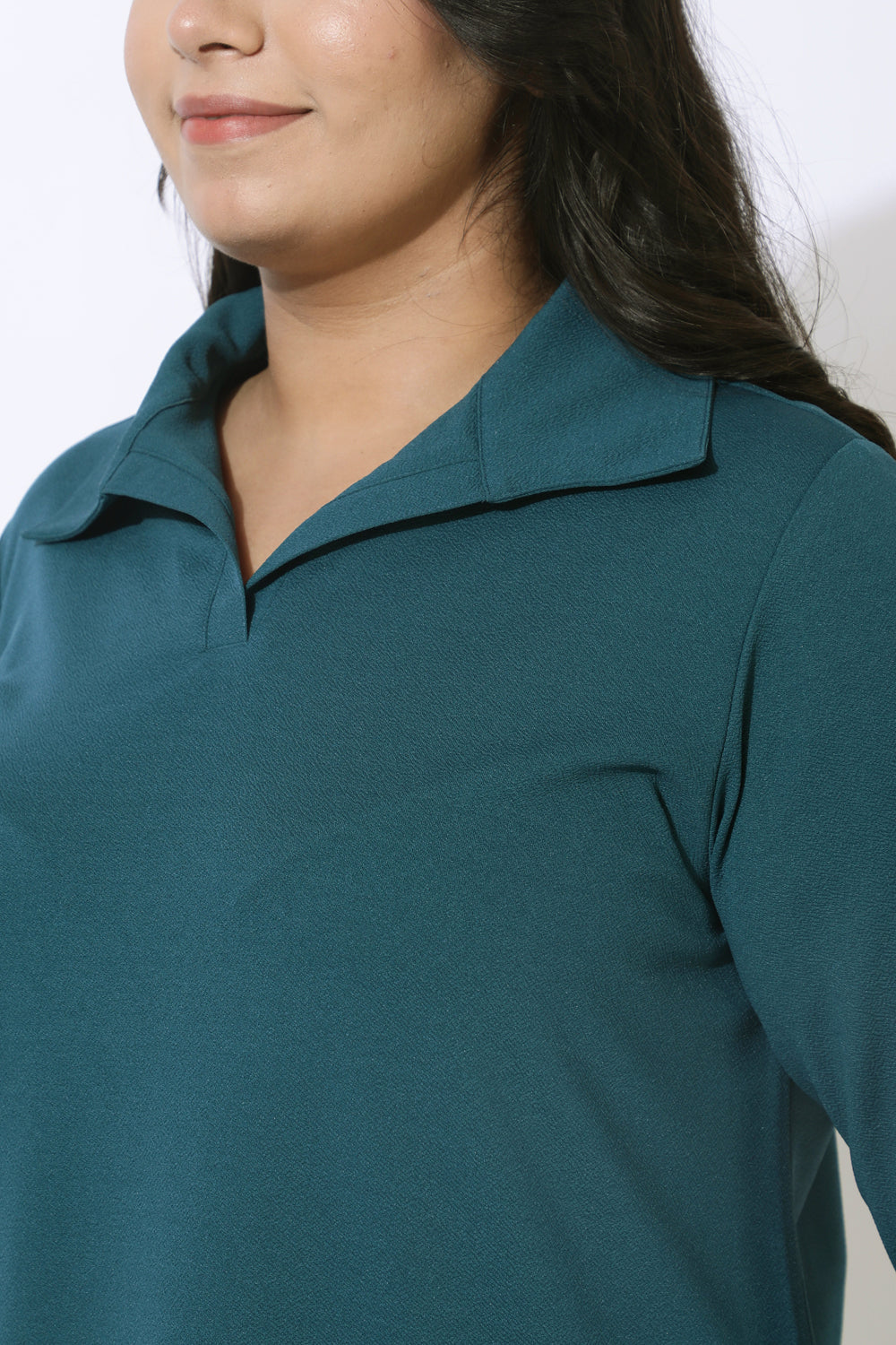 Comfortable Emerald Polo Dress