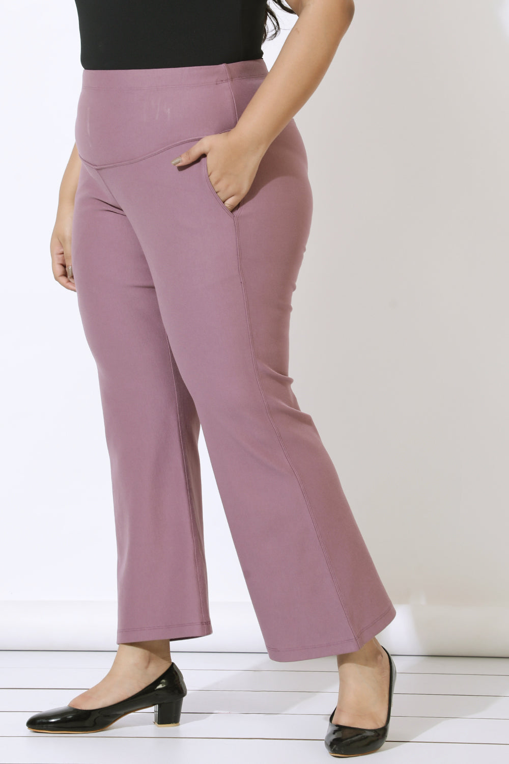 Dusty Lilac Tummy Shaper Bell Bottom