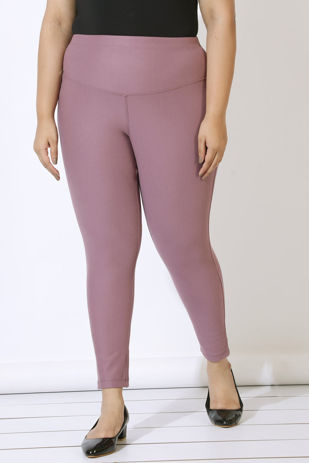 Dusty Lilac Tummy Tucker Jeggings