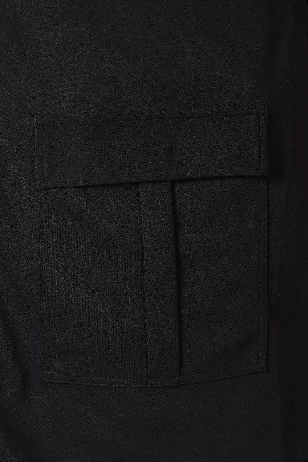 Plus Size Black Shacket