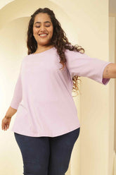 Plus Size Lavender Tshirt