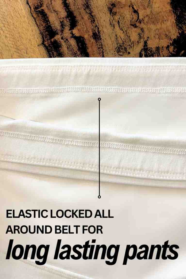 Comfortable Plus Size White Tummy Shaper Straight Fit Pants