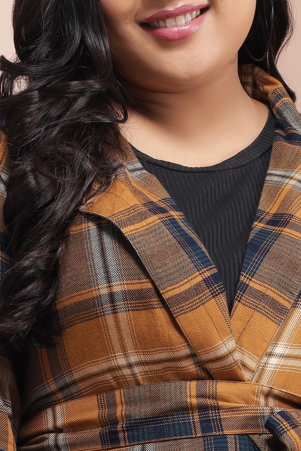 Buy Yellow Checkered Duster