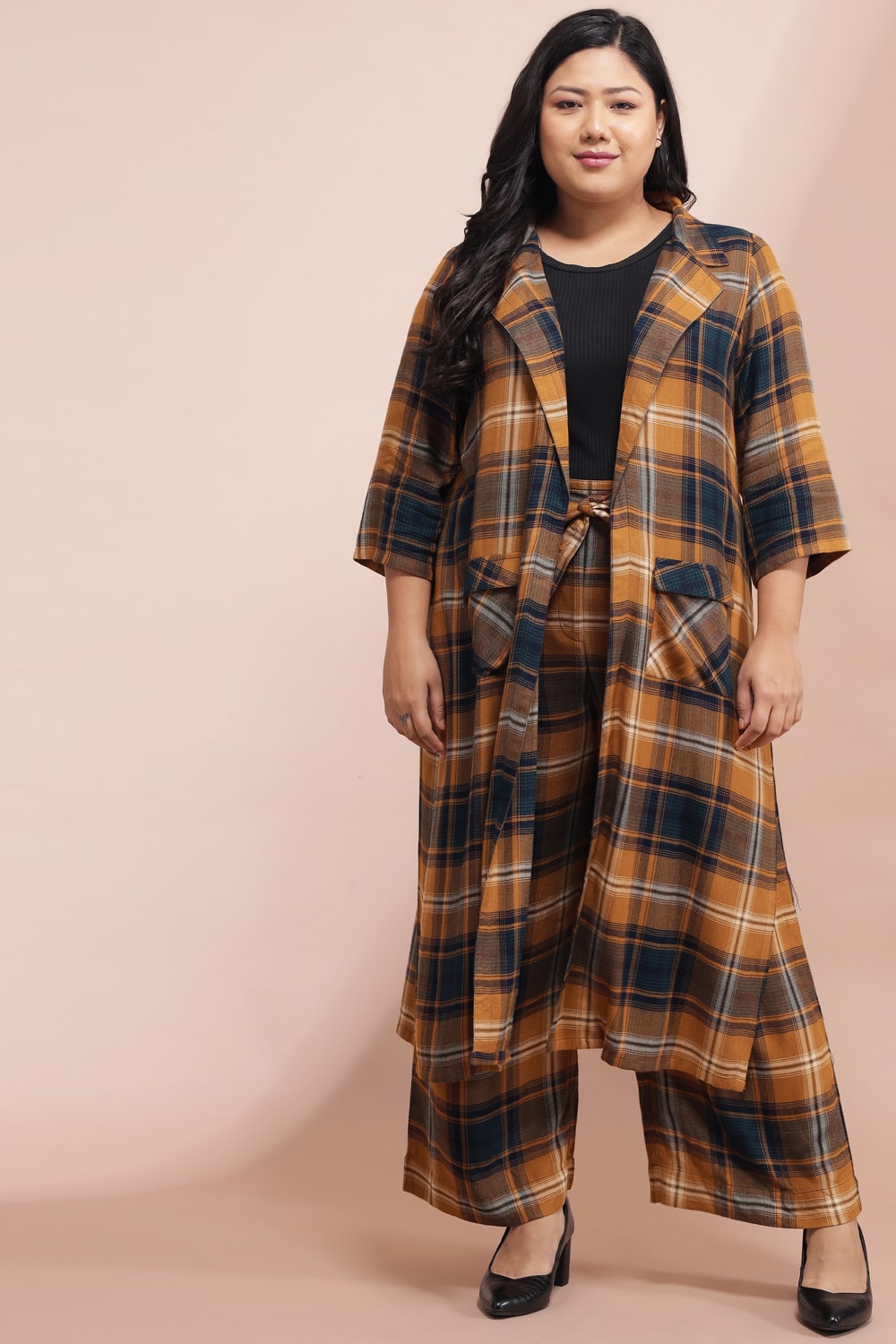 Buy Yellow Checkered Pants