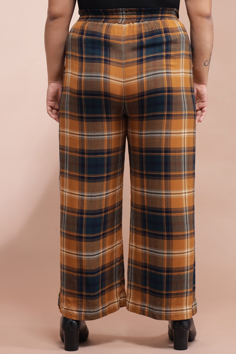 Yellow Checkered Pants