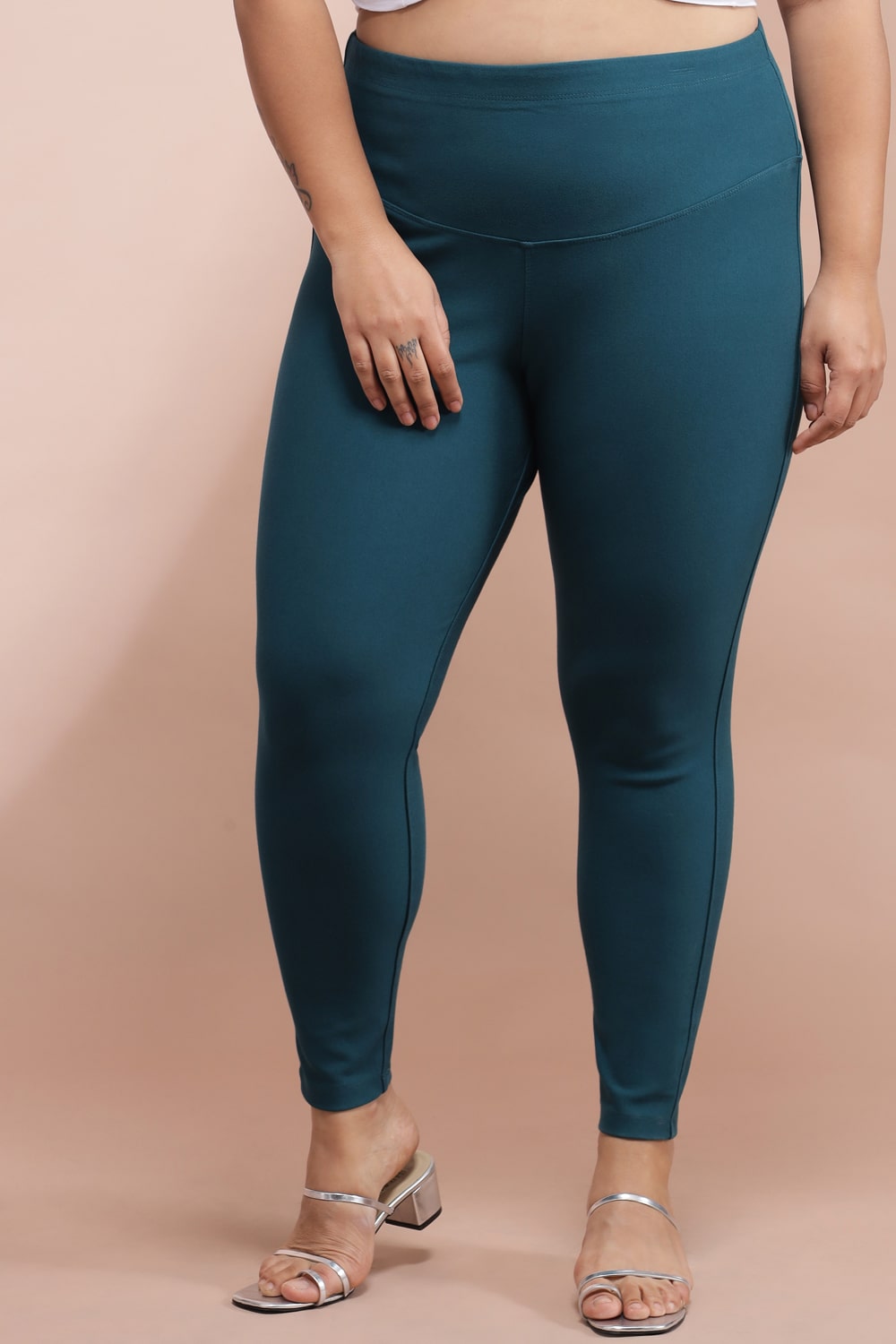 Emerald Tummy Tucker Jeggings for Women
