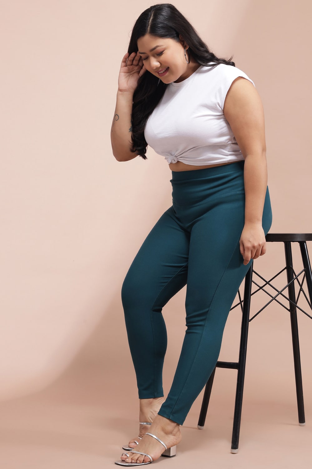 Emerald Tummy Tucker Jeggings
