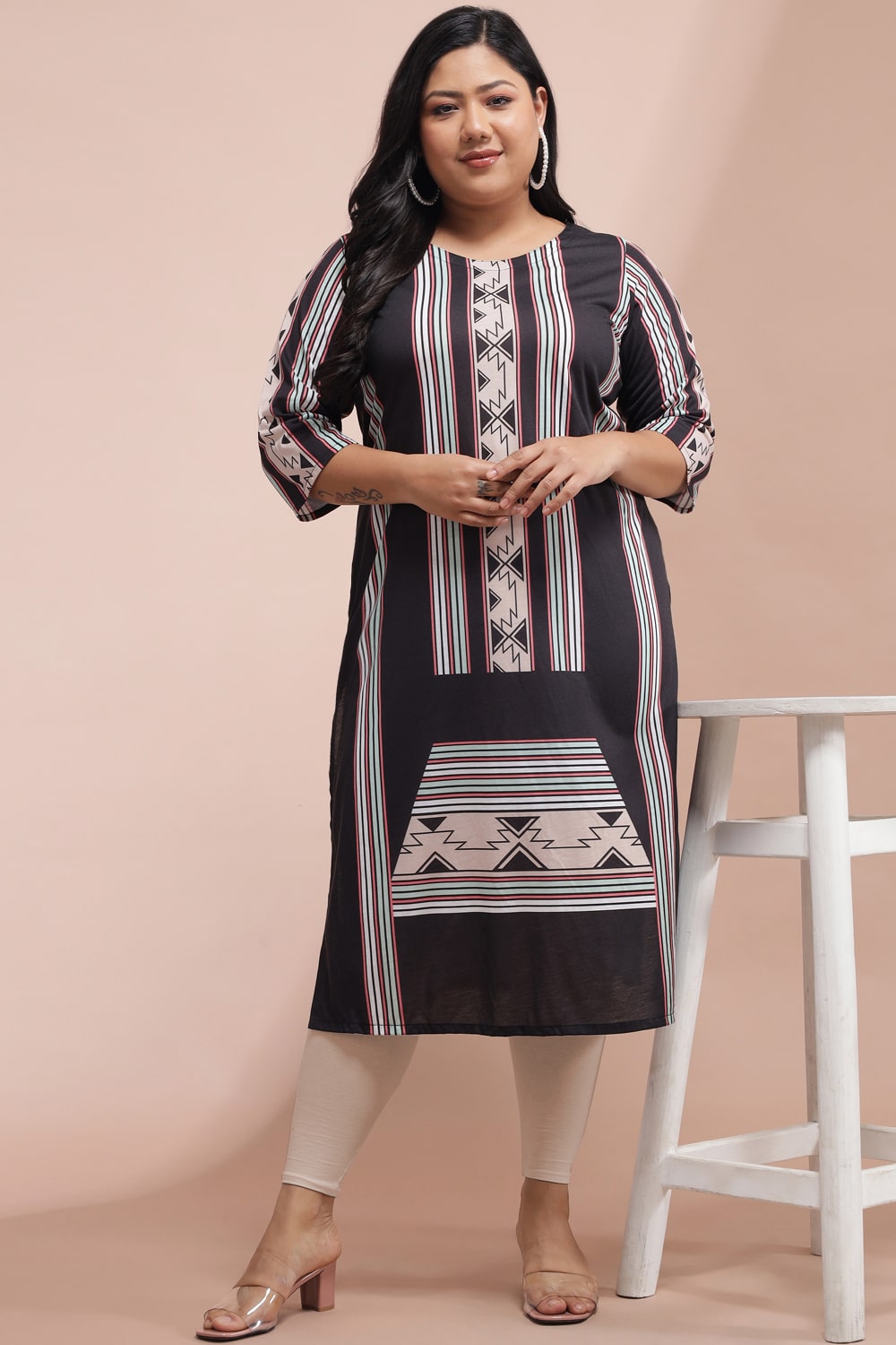 Aztec Love Printed Kurti