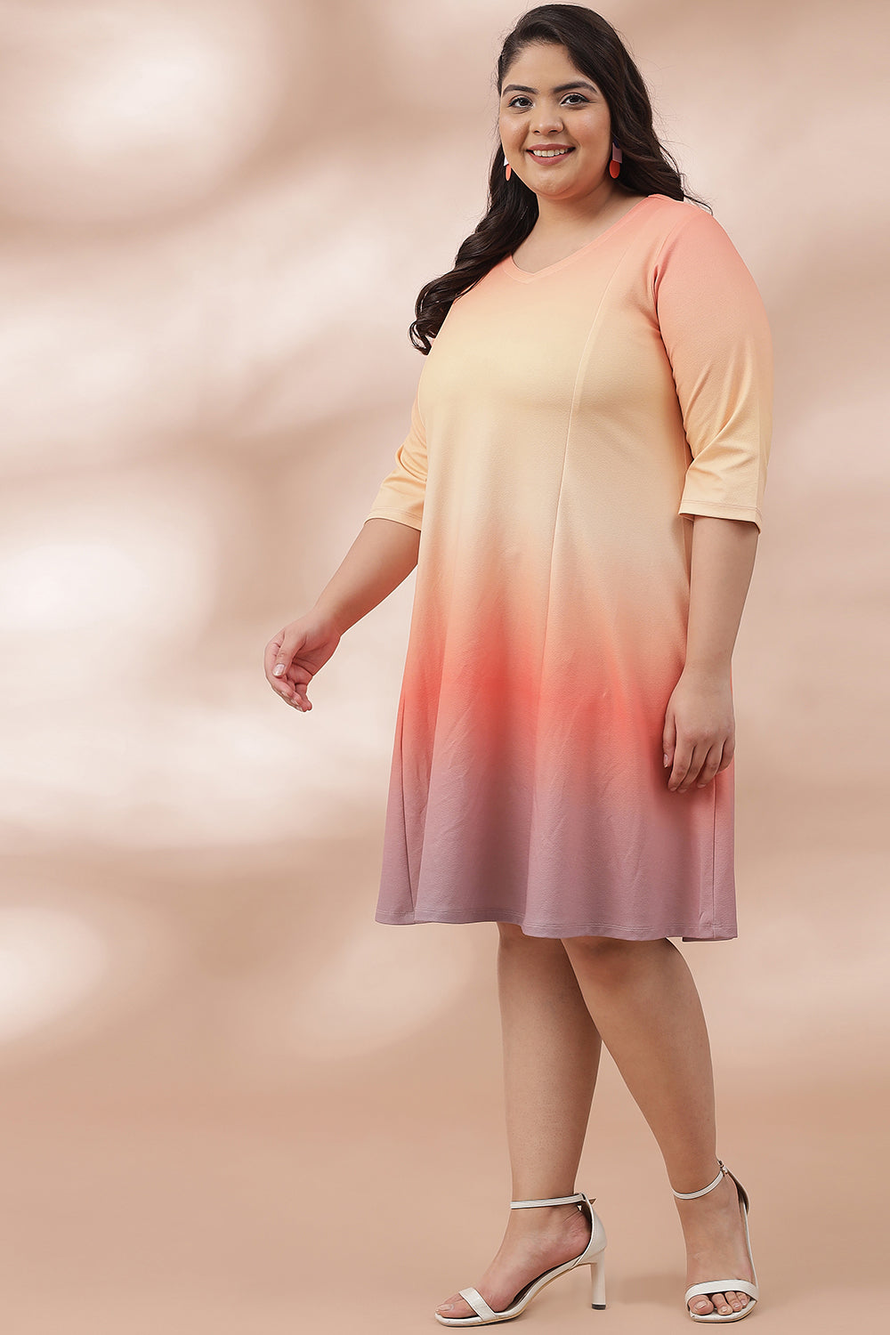Dawn Ombre Printed Dress for Women