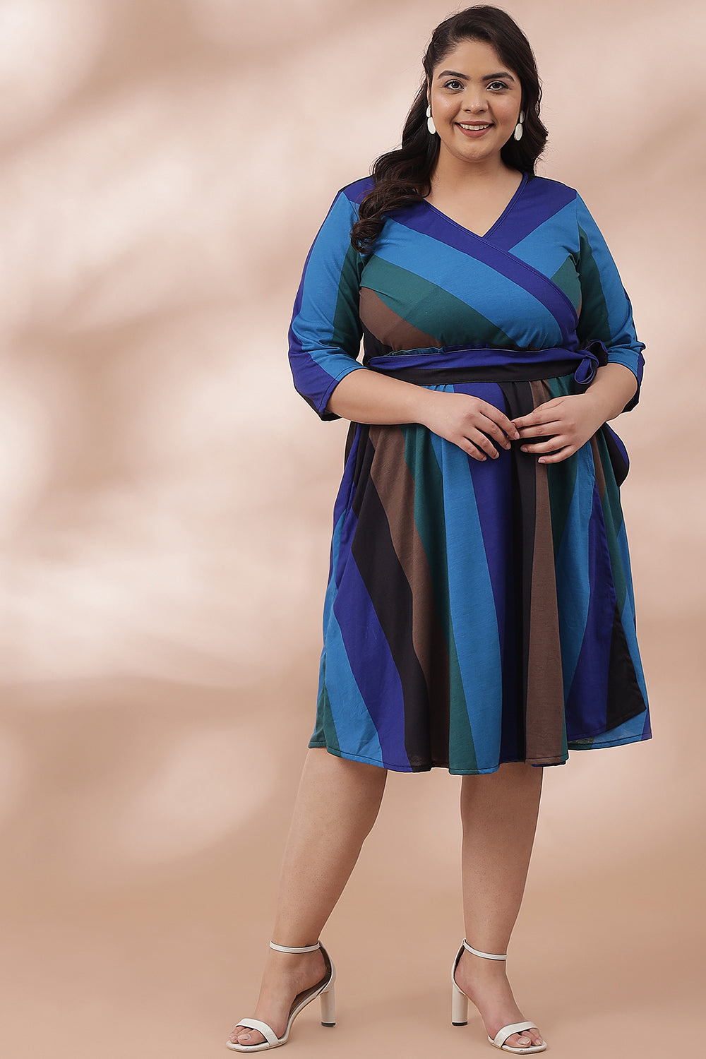 Buy Blues On My Mind True Wrap Dress