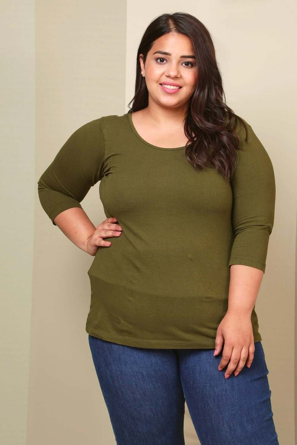 Olive Essential BodyFit Tshirt