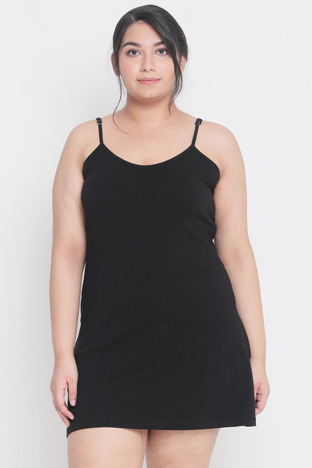 Black Basic Full Slip
