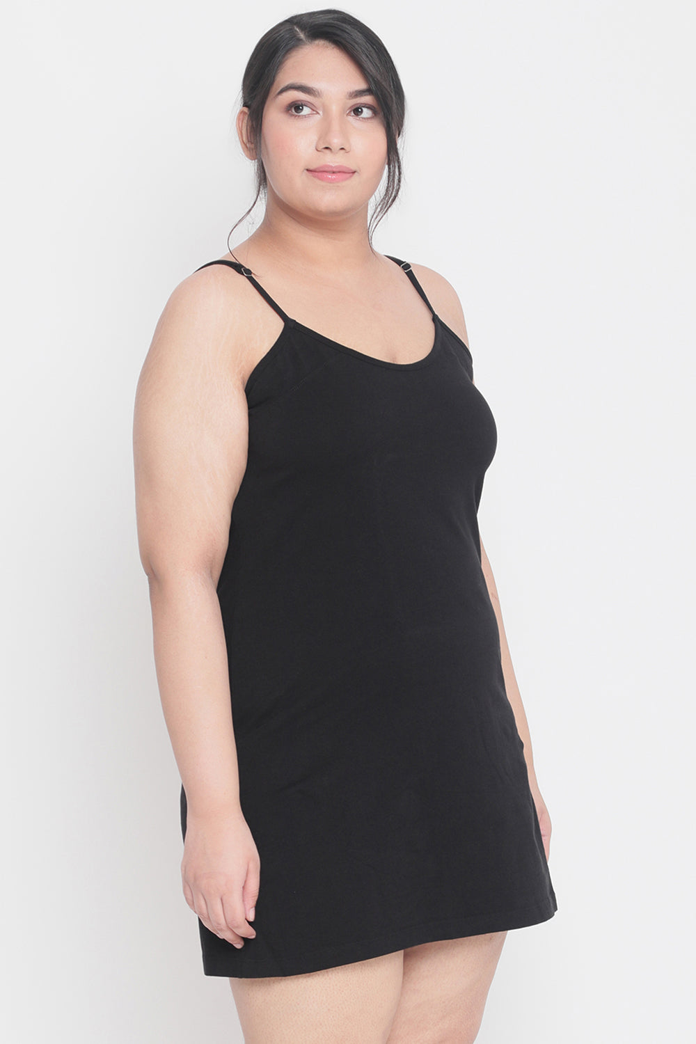 Black Basic Full Slip