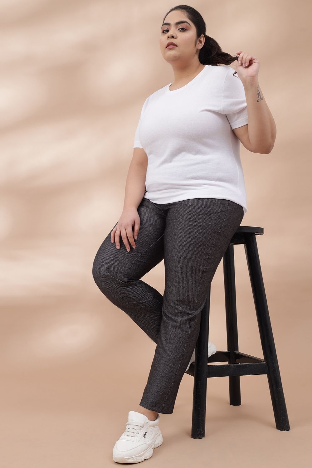 Black Denim Inspiration Lounge Pants