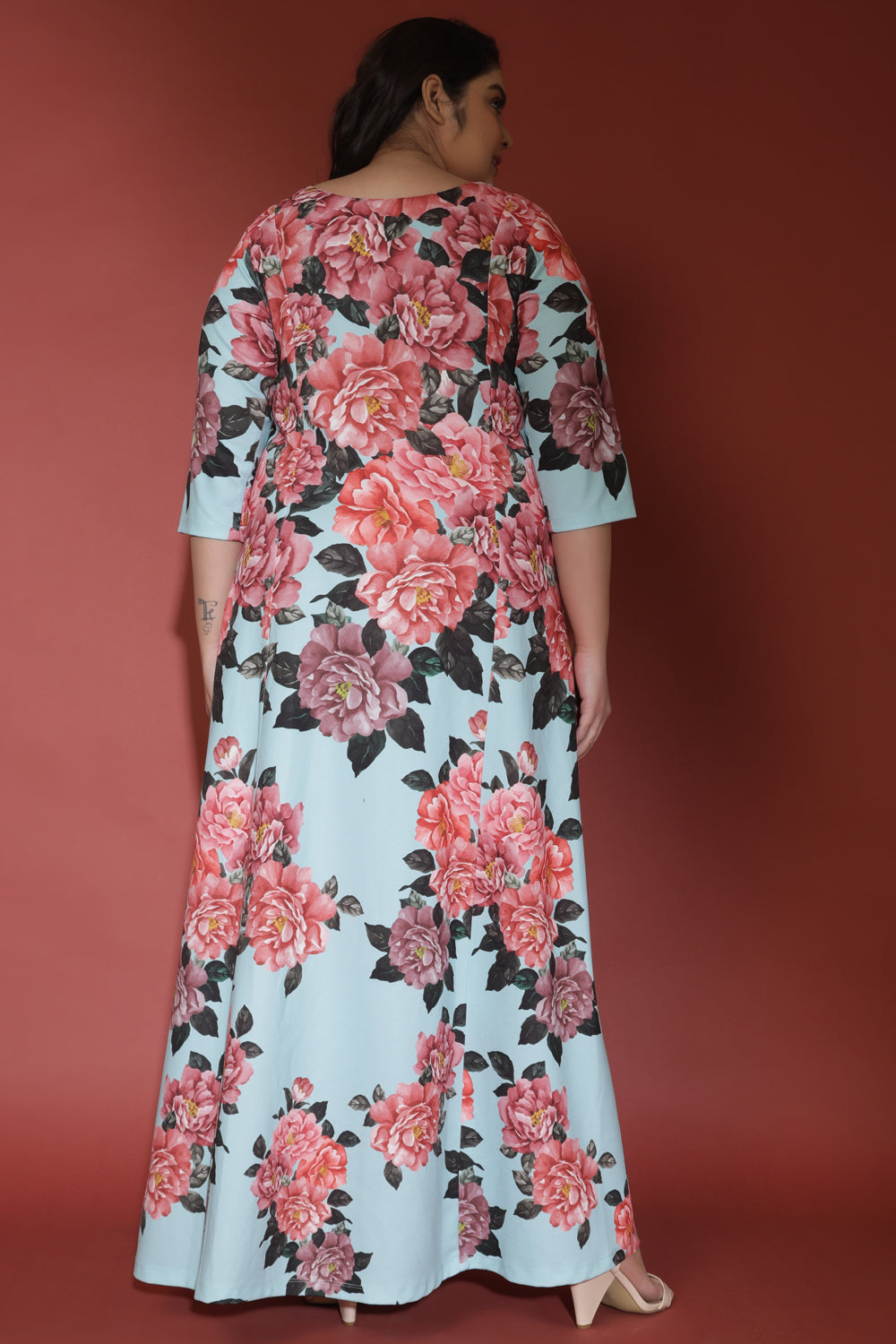 Floral Poetry Printed Long Dress for Women