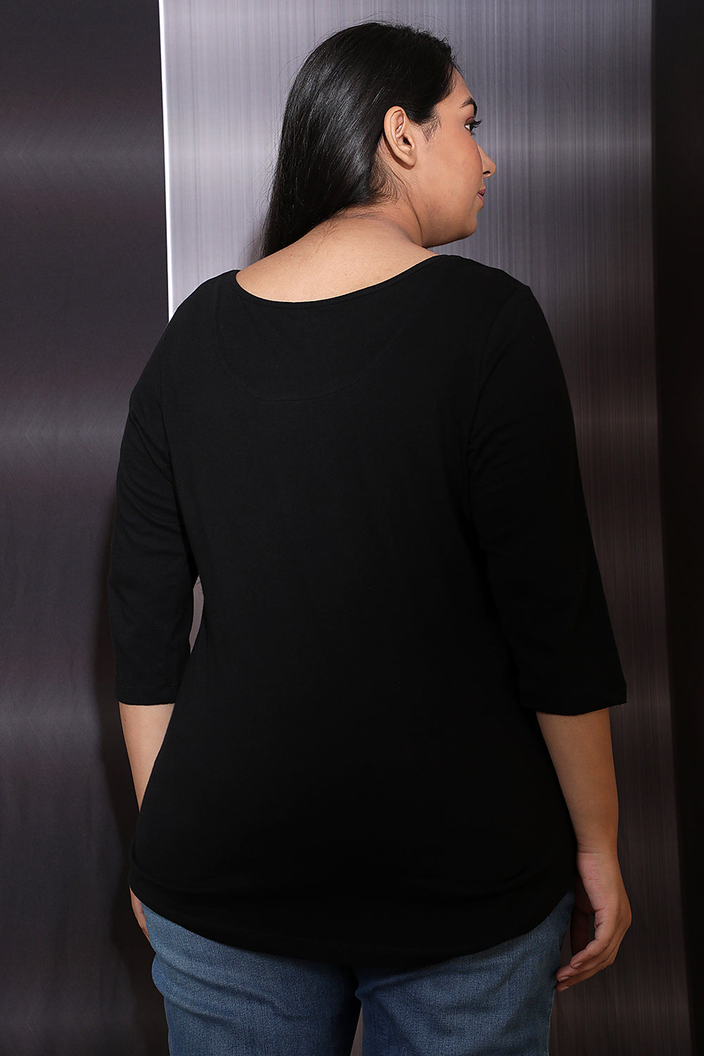 Stargirl Black Party Wear Tshirt