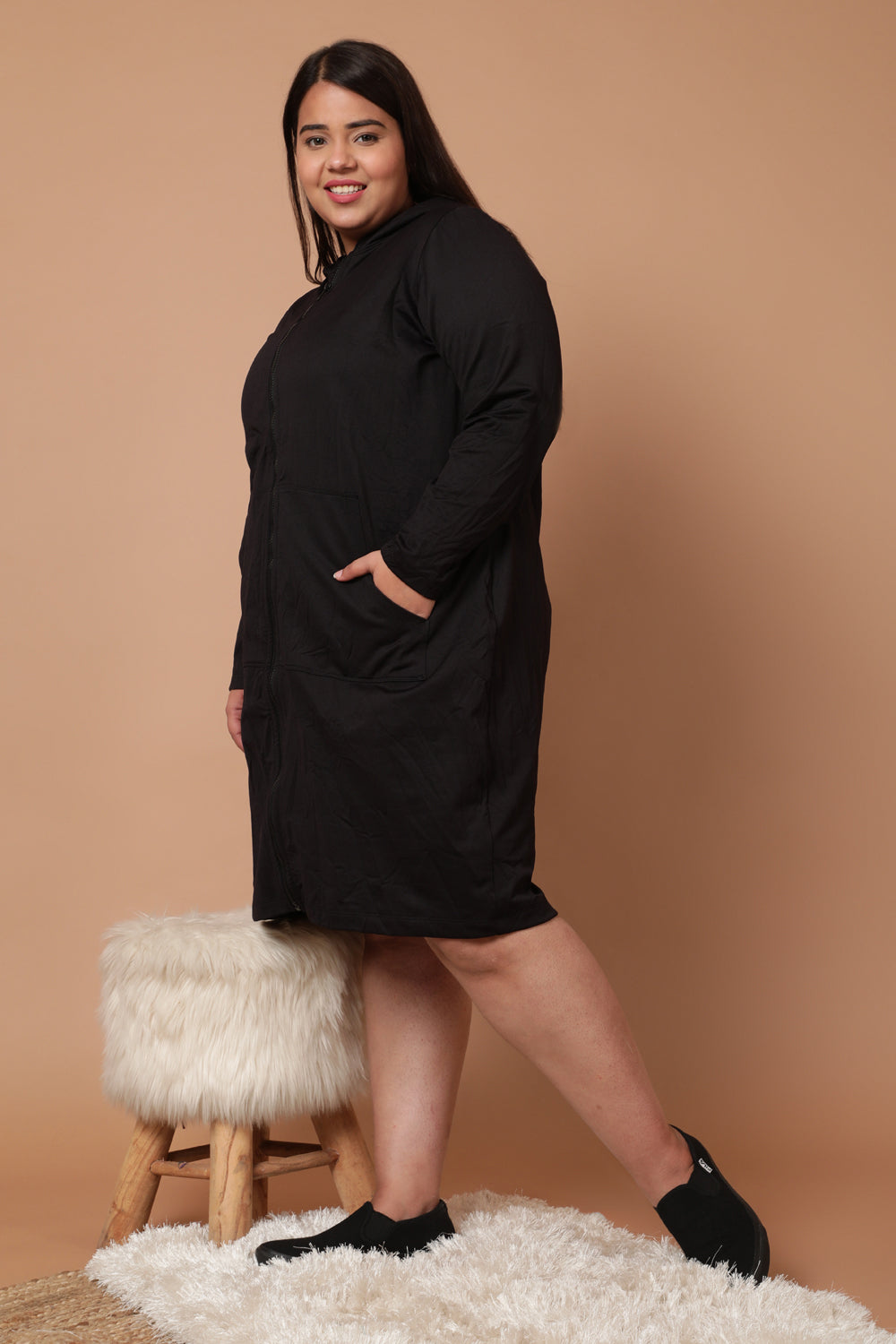 Plus Size Plus Size Black Jacket Dress