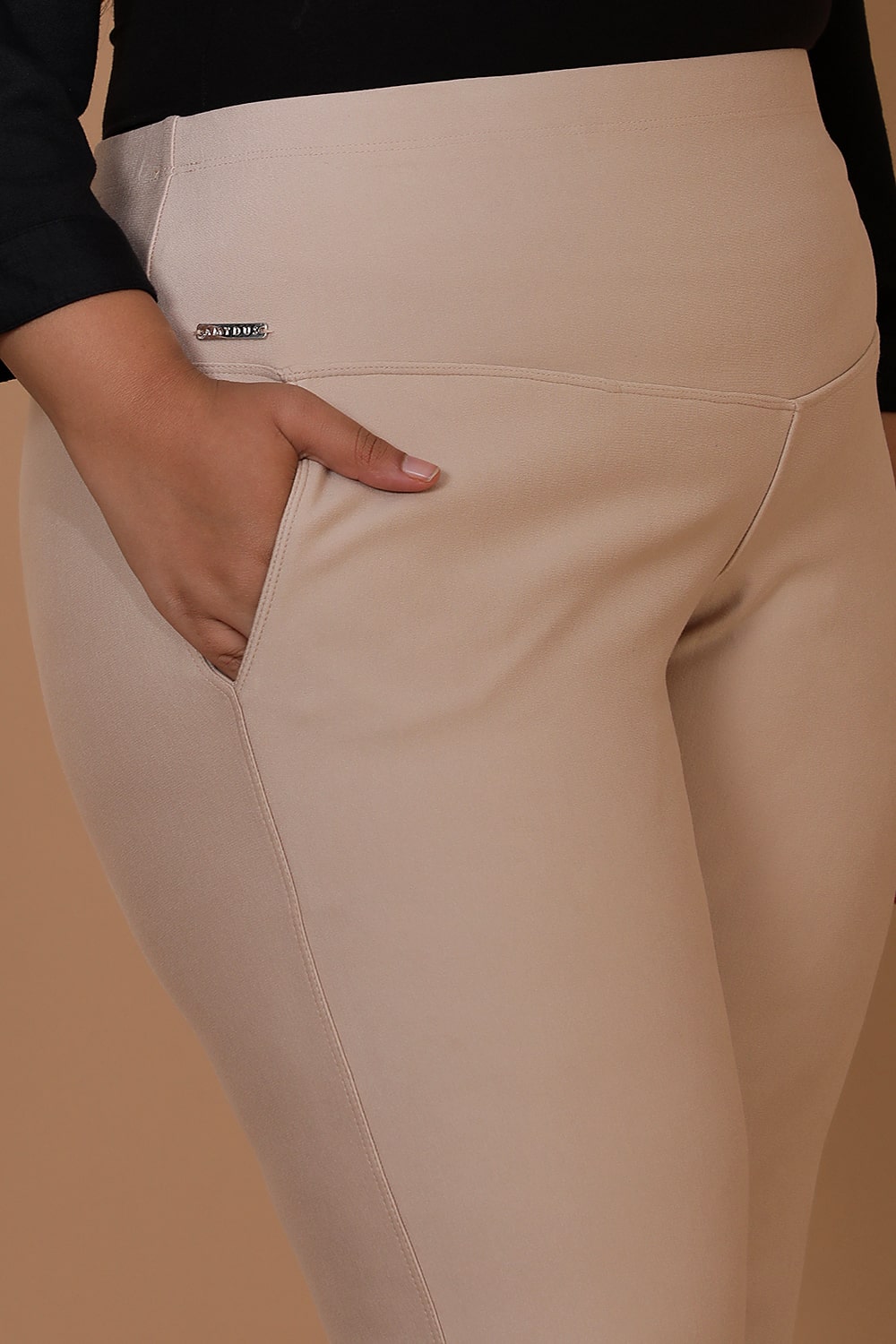 Cream Tummy Shaper Bell Bottom