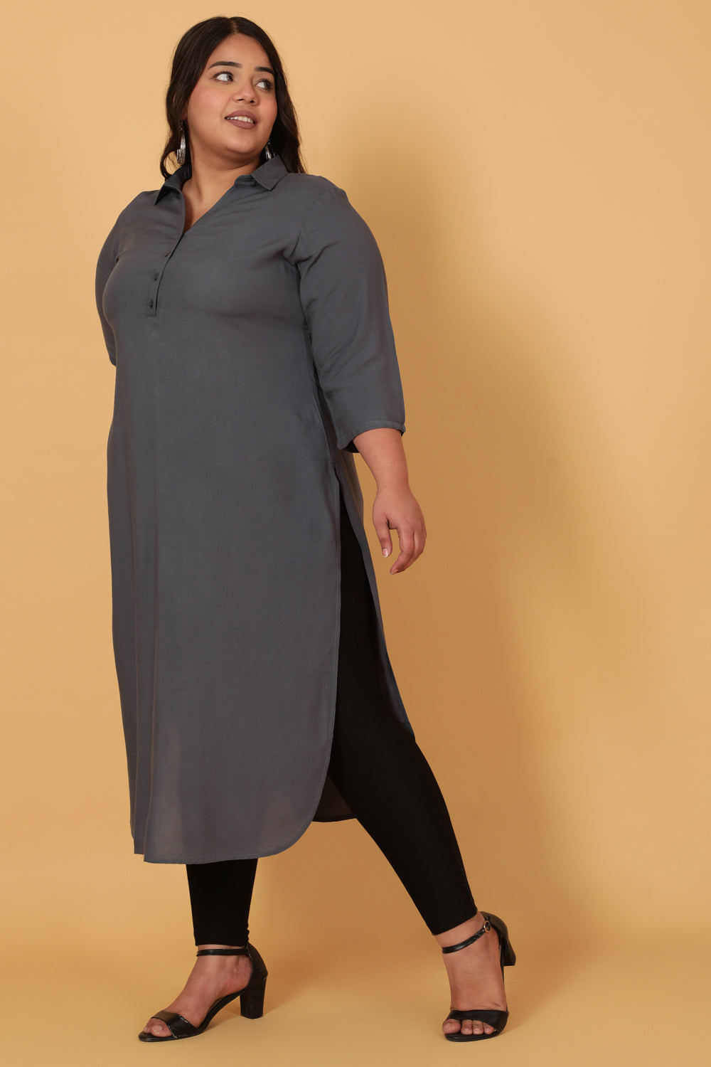 Blue Grey Kurta
