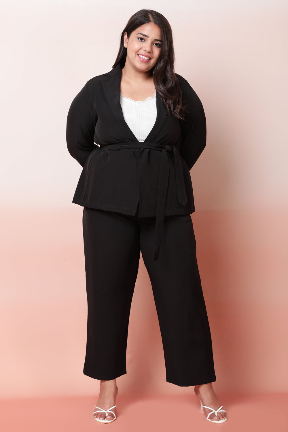 Comfortable Black High Waist Pants