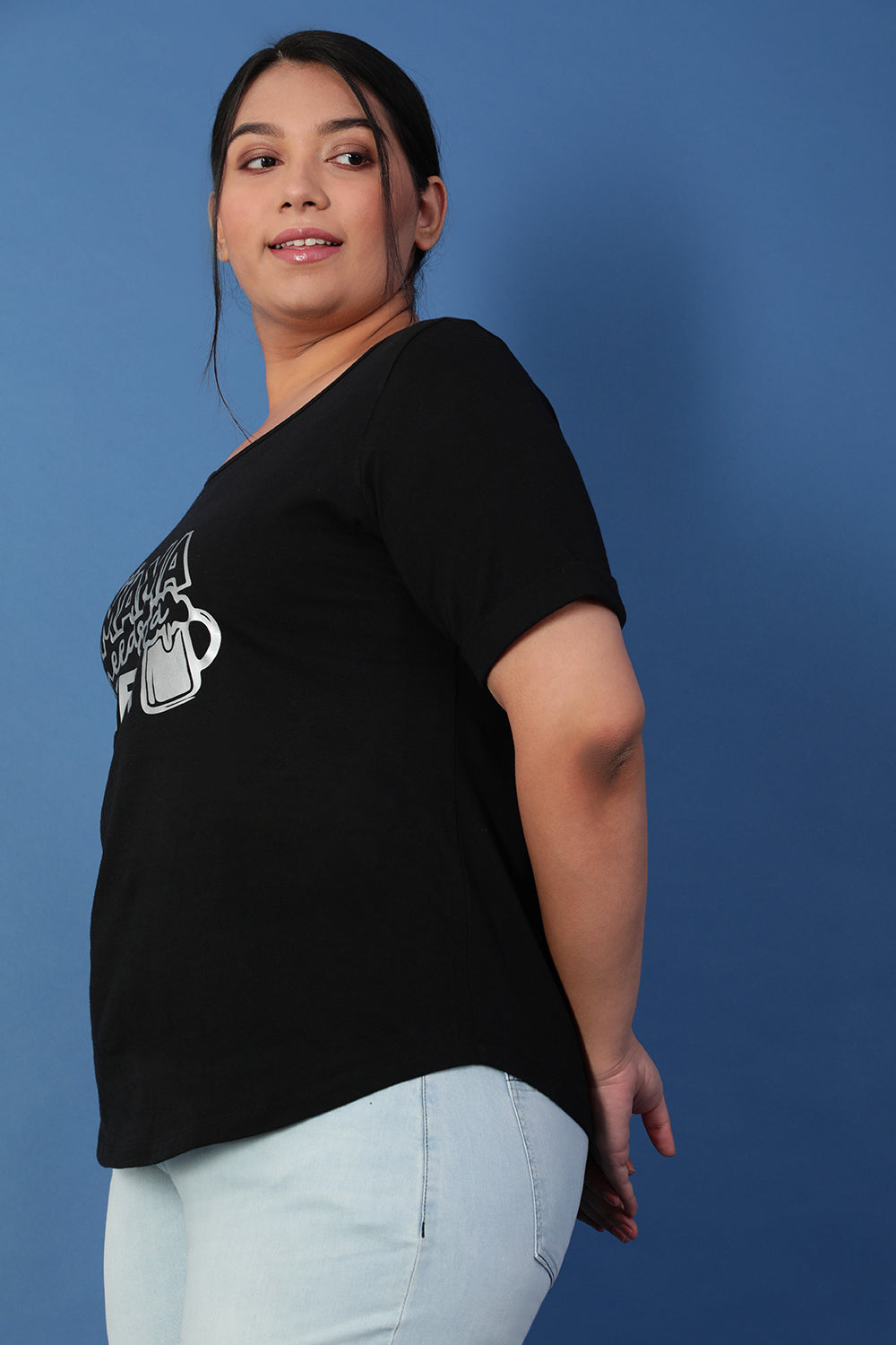 Mama Need Black Tshirt for Women