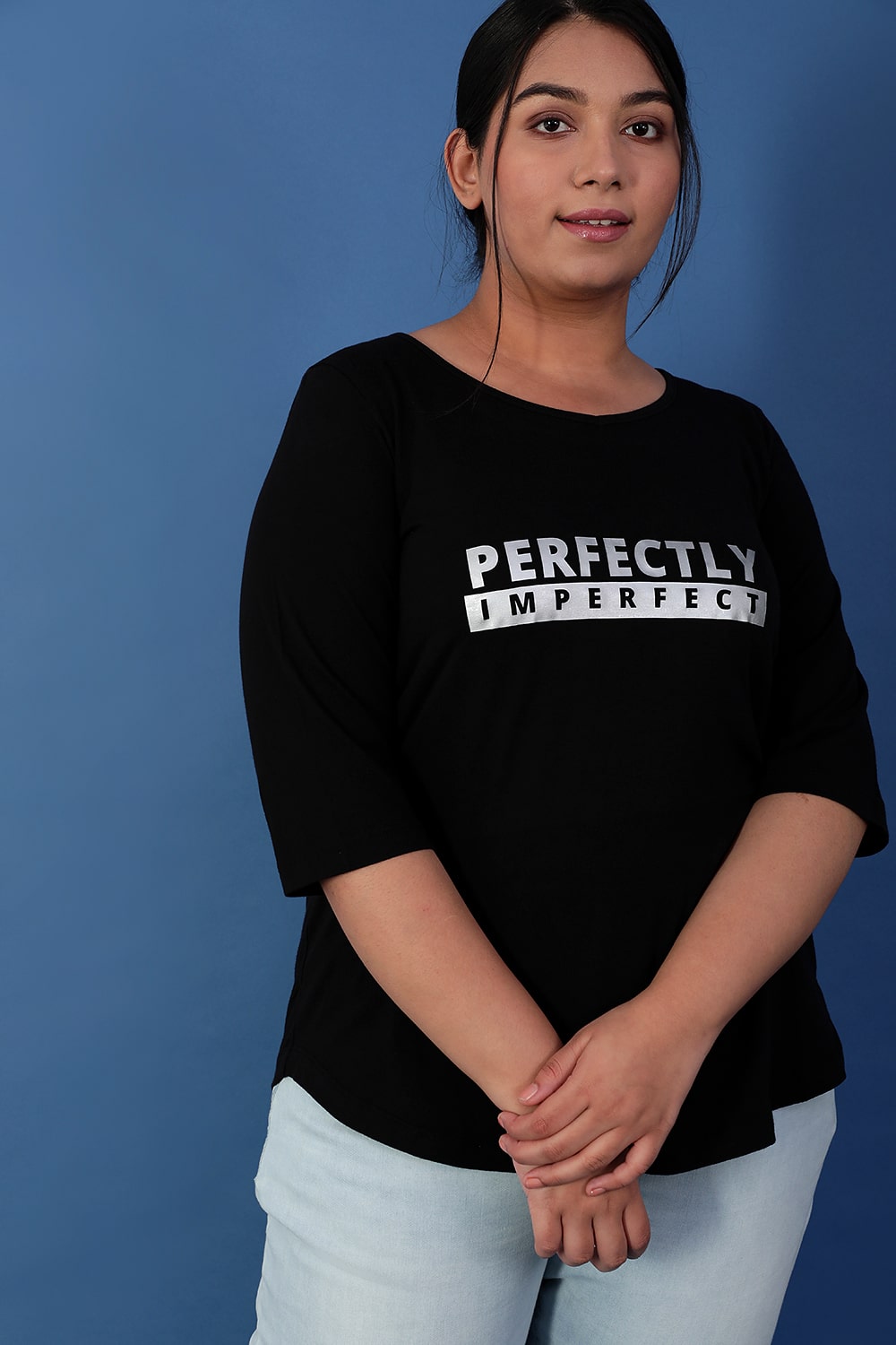 Perfectly Imperfect Black Tshirt