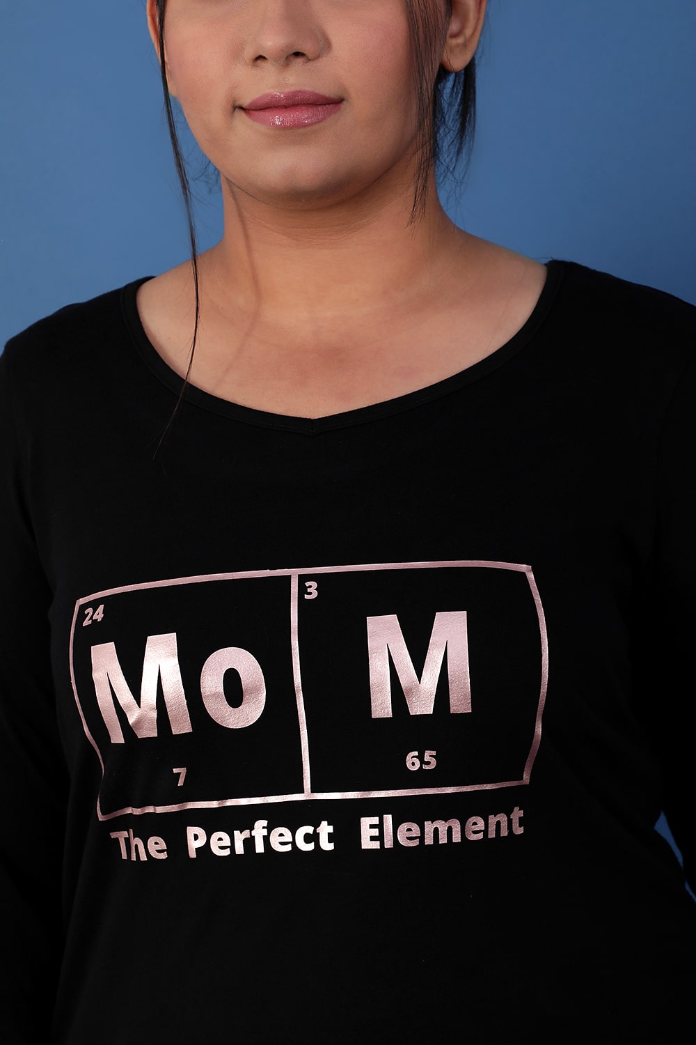 Comfortable Mom Perfect Element Black Tsirt