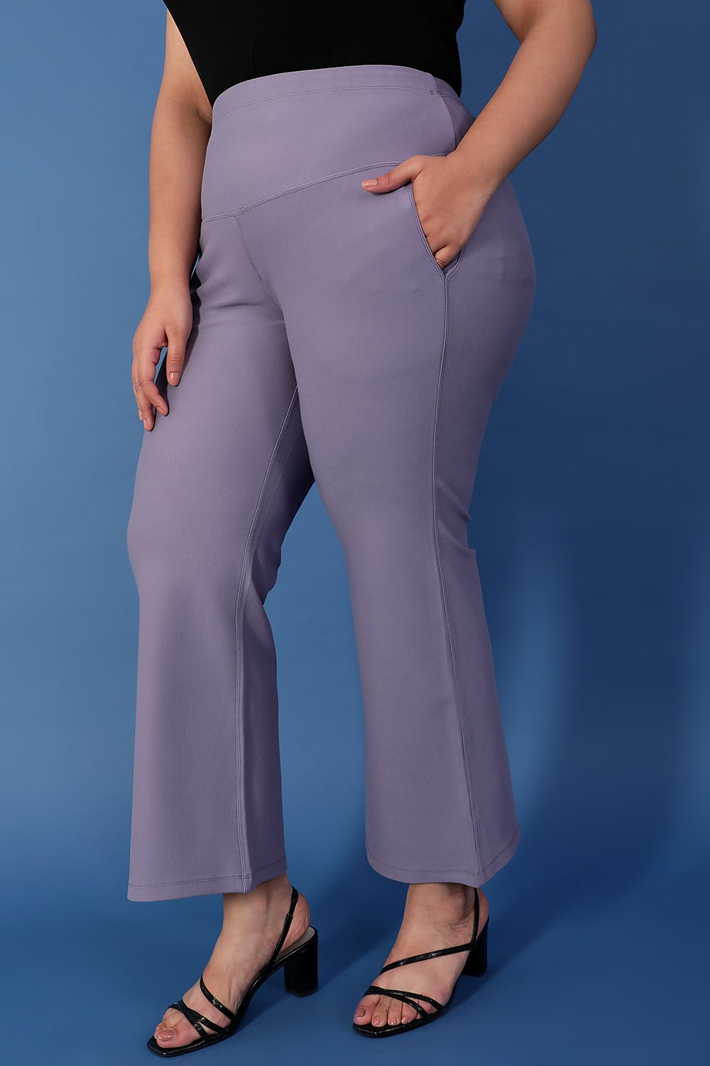 Slate Tummy Shaper Bell Bottom for Women