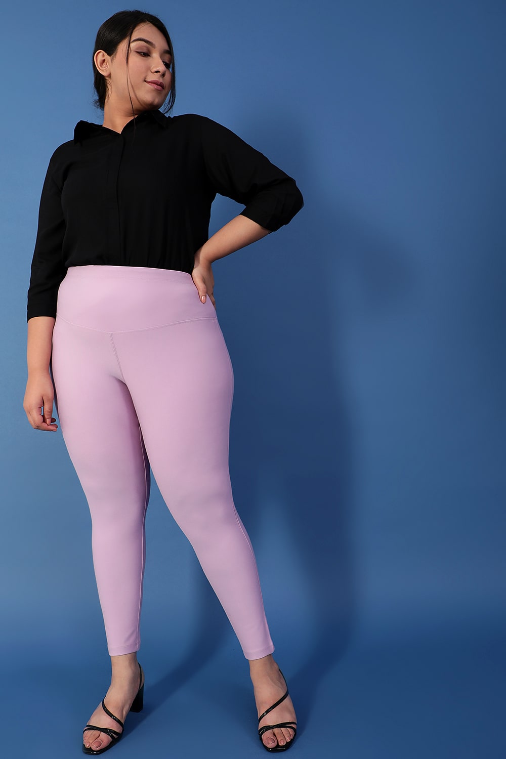 Plus size shop jeggings india