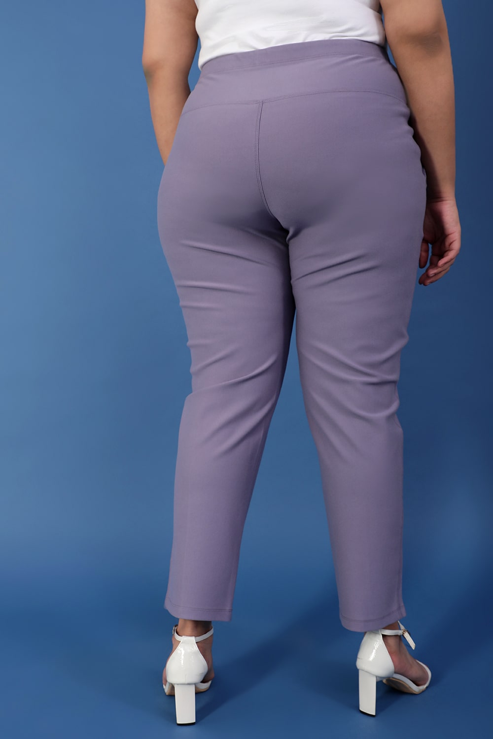 Slate Crease Seam Tummy Tucker Pants
