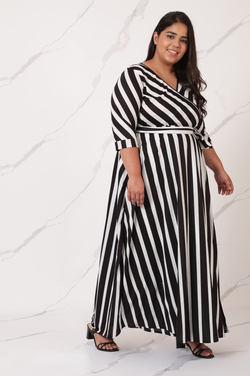 Buy Magical Stripes True Wrap Dress