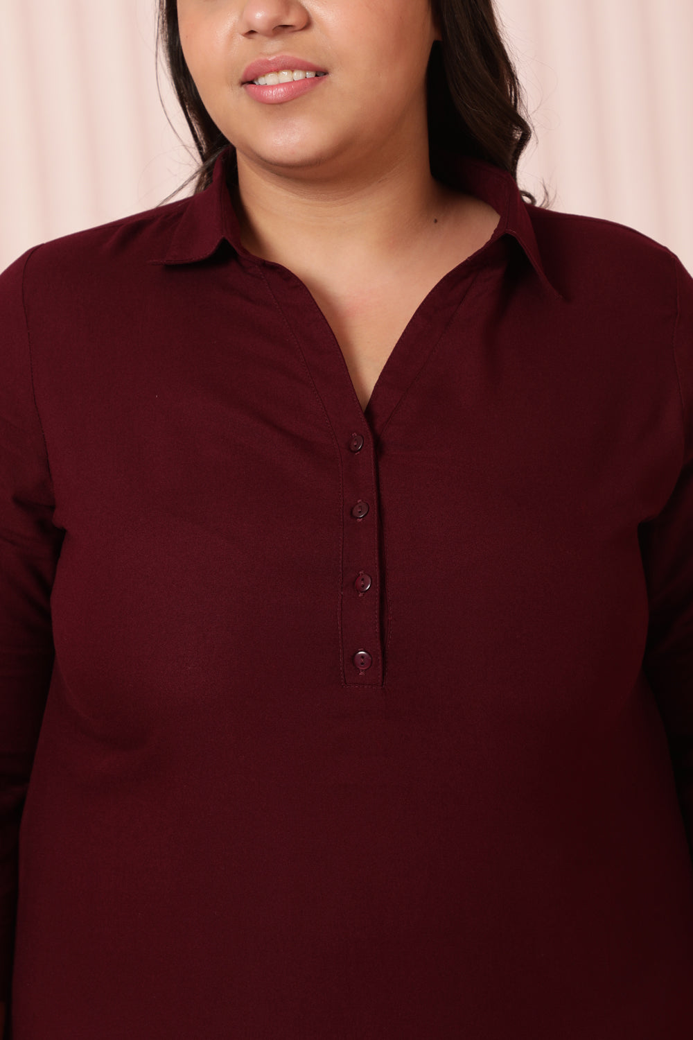 Plus Size Plus Size Plum Kurta