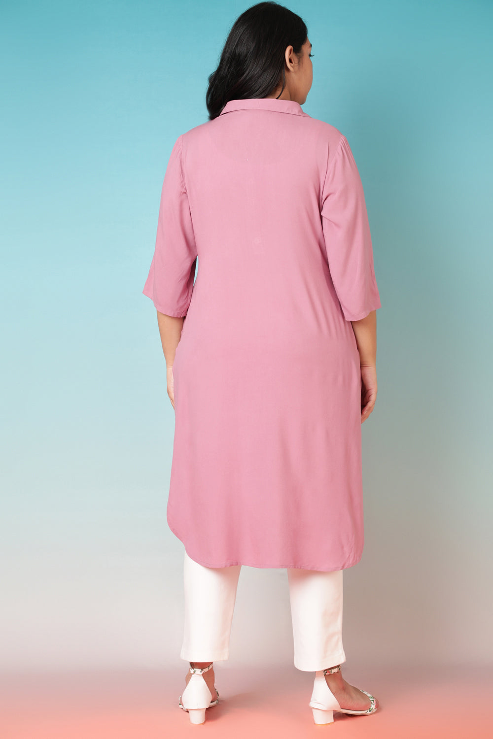 Pink Kurta for Women