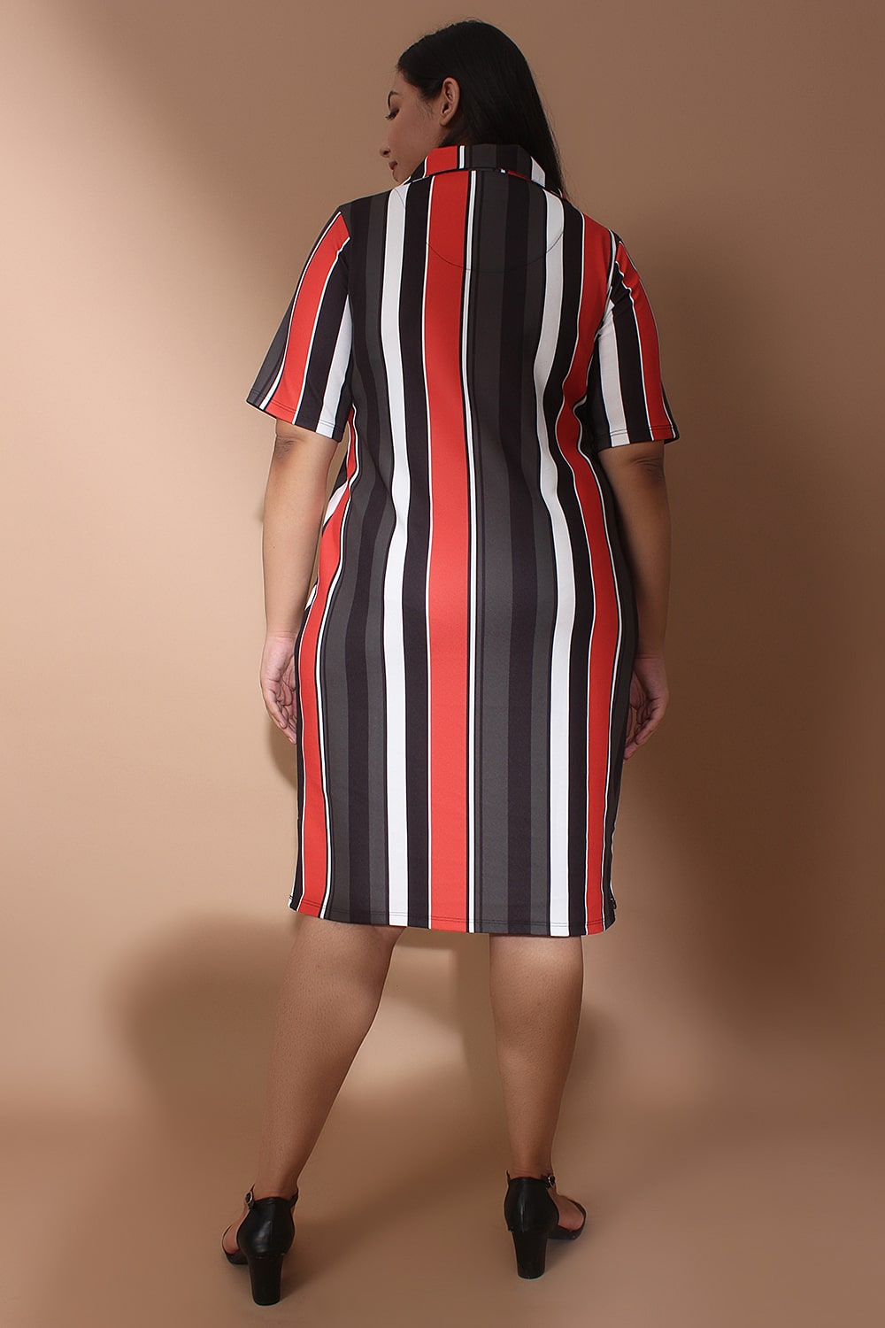 Cuban Stripe Polo Dress for Women