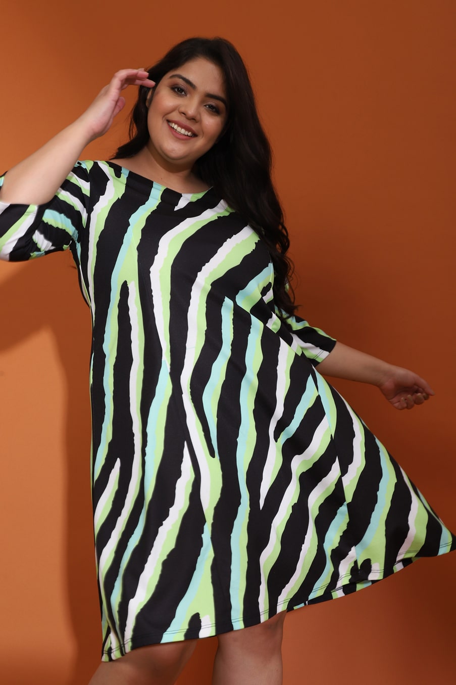 Tiger Goes Lemon Printed Dress